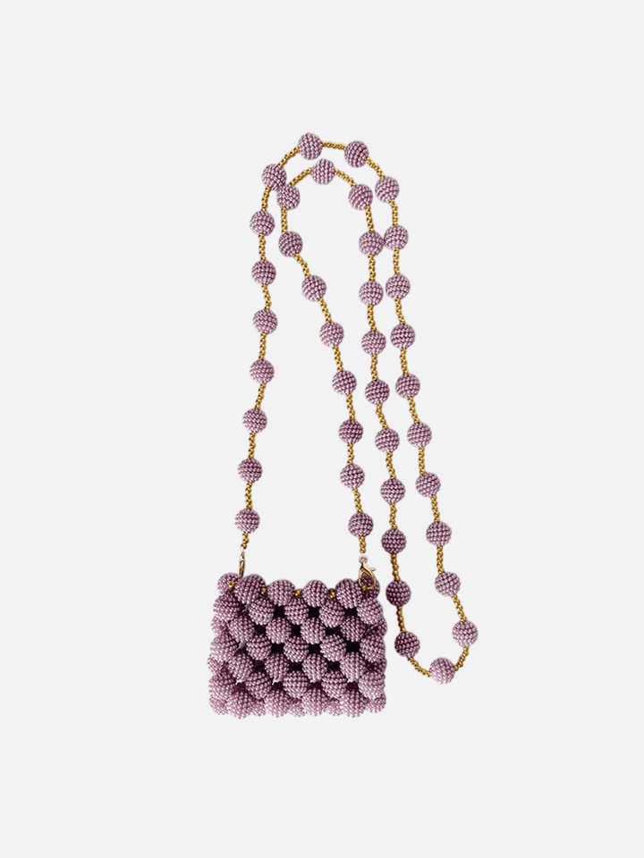sac perle mauve