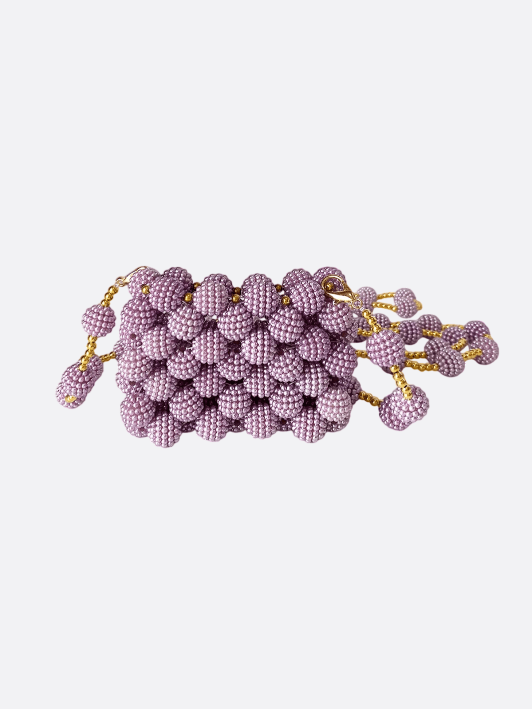 mini sac perle mauve