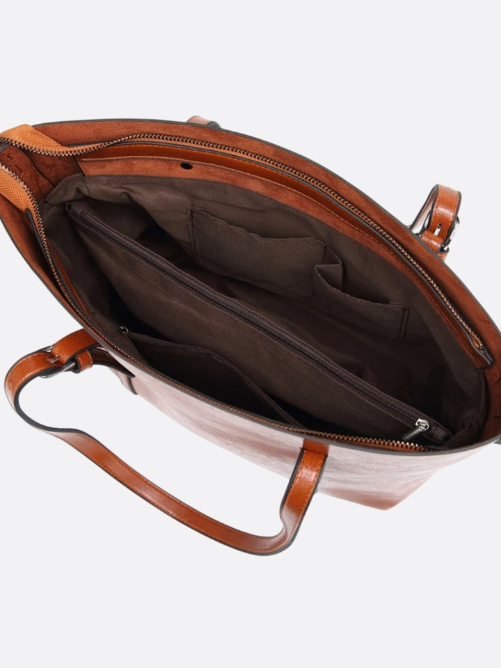 Sac cabas en cuir