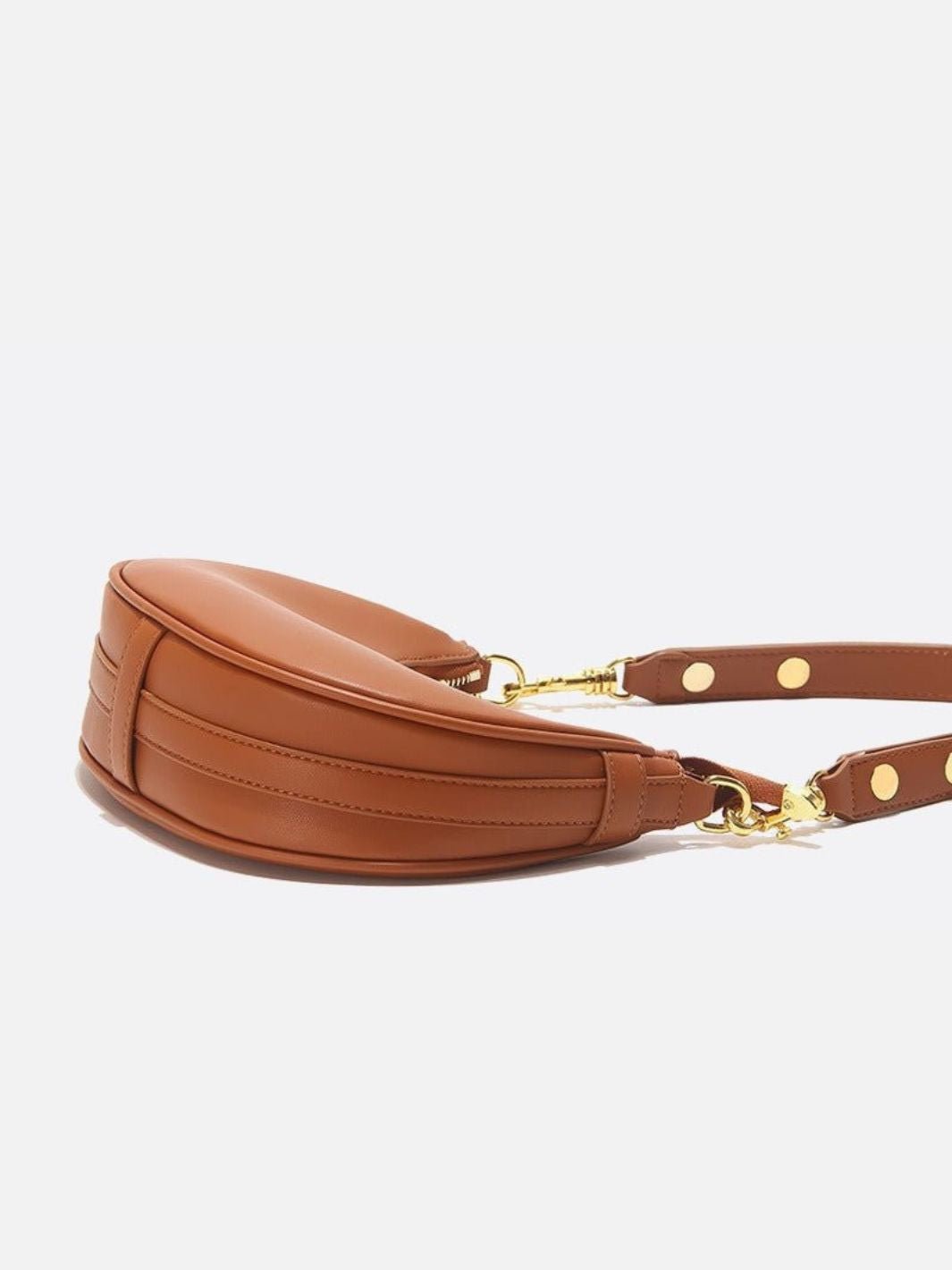 Sac d'épaule demi-lune en cuir